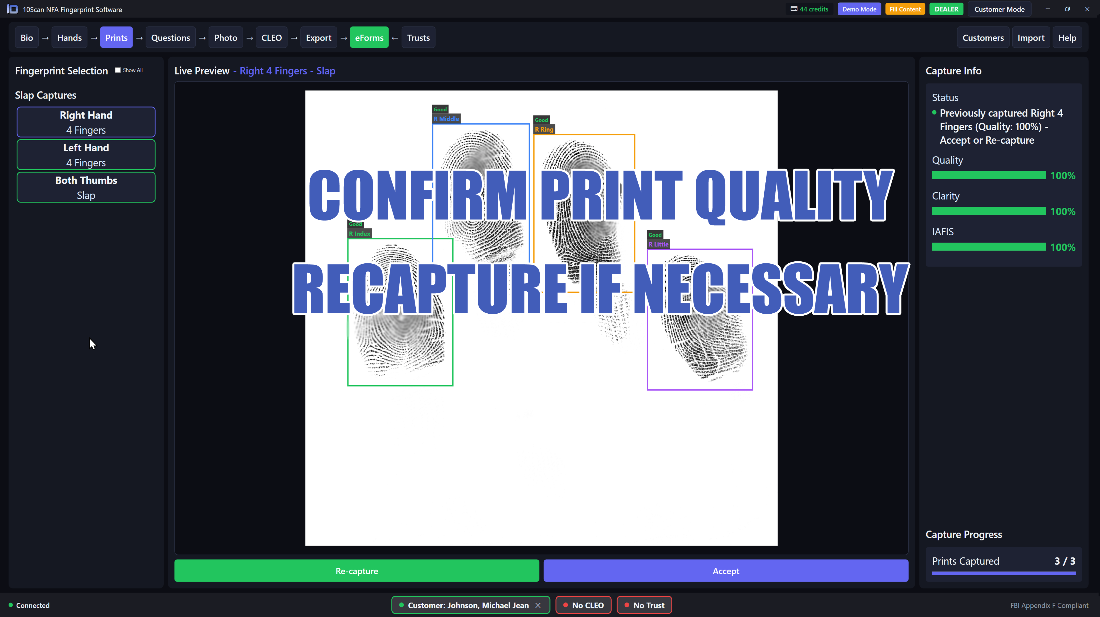 10Scan dealer LiveScan fingerprint review
